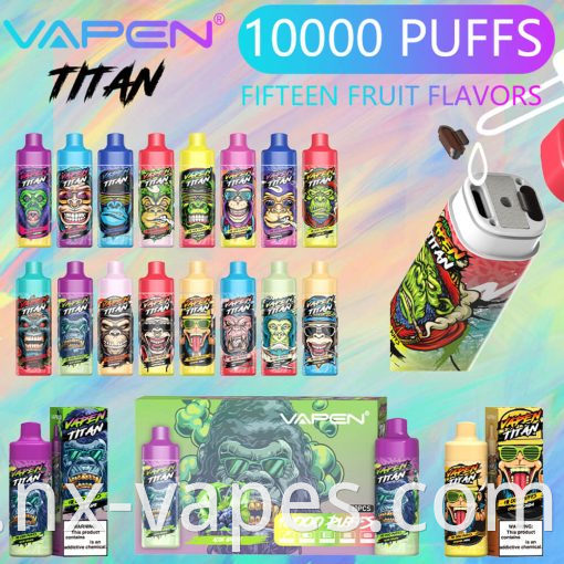 Vapen Titan 10,000 (4) VAPEN TITAN 10000 (4)